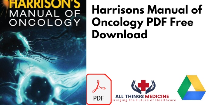Harrisons Manual of Oncology PDF Free Download