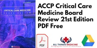 ACCP Critical Care Medicine Board Review 21st Edition PDF Free Download