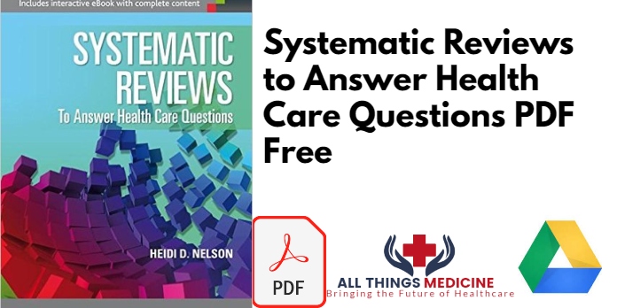 Systematic Reviews to Answer Health Care Questions PDF Free Download