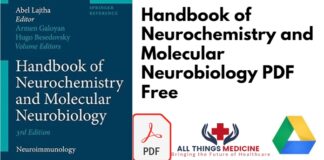 Handbook of Neurochemistry and Molecular Neurobiology PDF Free