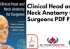 Clinical Head and Neck Anatomy for Surgeons PDF