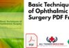 Basic Techniques of Ophthalmic Surgery PDF Free