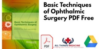 Basic Techniques of Ophthalmic Surgery PDF Free