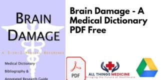 Brain Damage: A Medical Dictionary PDF