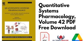 Quantitative Systems Pharmacology, Volume 42 PDF