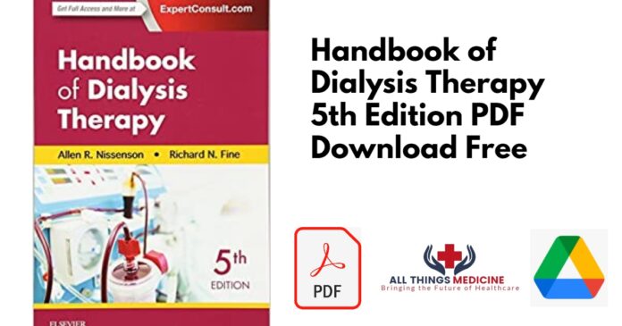 Handbook of Dialysis Therapy 5th Edition PDF