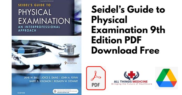Seidels Guide to Physical Examination 9th Edition PDF