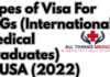 types of visa for imgs in us