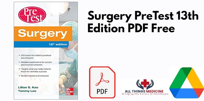 Surgery PreTest 13th Edition PDF