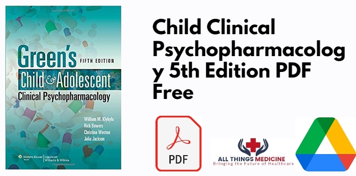 Child Clinical Psychopharmacology 5th Edition PDF