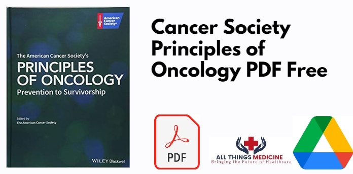 Cancer Society Principles of Oncology PDF