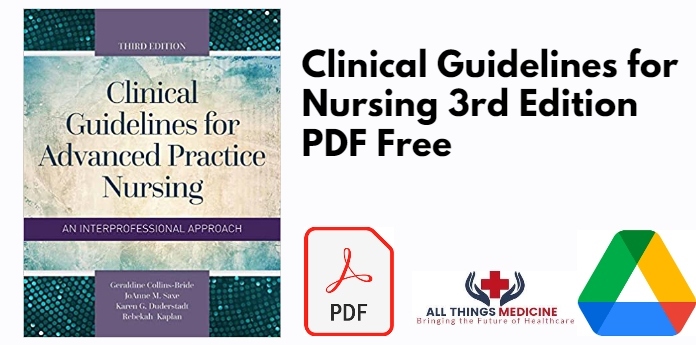 Clinical Guidelines for Nursing 3rd Edition PDF