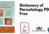 Dictionary of Parasitology PDF