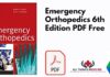 Emergency Orthopedics 6th Edition PDF