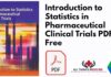 Introduction to Statistics in Pharmaceutical Clinical Trials PDF