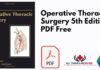 Operative Thoracic Surgery 5th Edition PDF