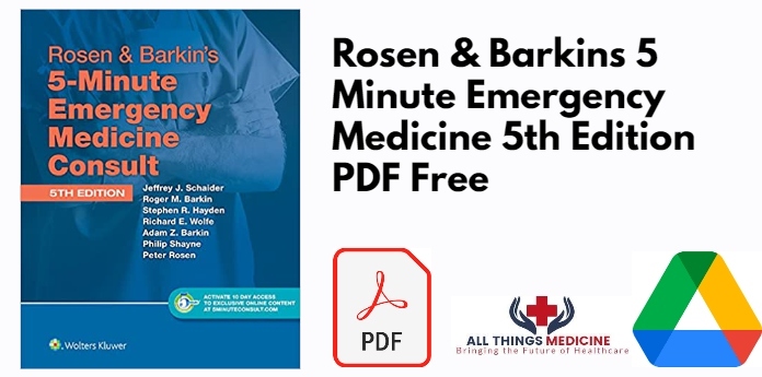 Rosen & Barkins 5 Minute Emergency Medicine 5th Edition PDF