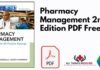 Pharmacy Management 2nd Edition PDF