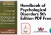 Handbook of Psychological Disorders 5th Edition PDF