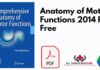Anatomy of Motor Functions 2014 PDF