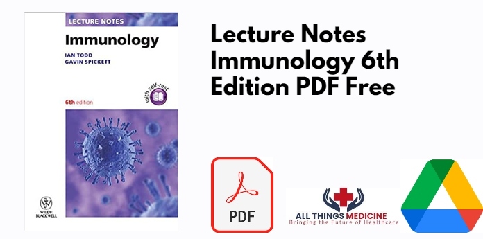 Lecture Notes Immunology 6th Edition PDF