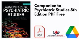 Companion to Psychiatric Studies 8th Edition PDF