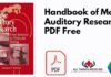 Handbook of Mouse Auditory Research PDF