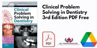Clinical Problem Solving in Dentistry 3rd Edition PDF