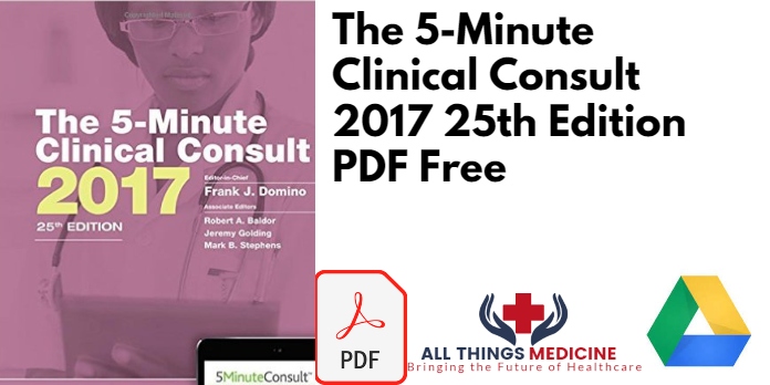 The 5Minute Clinical Consult 2017 25th Edition PDF Free