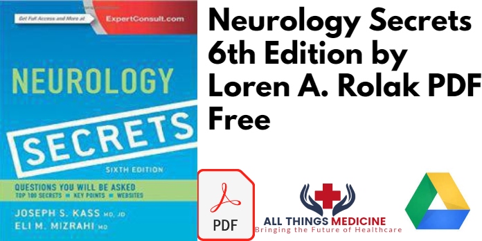 Neurology Secrets 6th Edition by Loren A. Rolak PDF