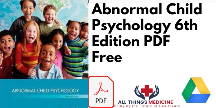 Abnormal Child Psychology 6th Edition PDF Free