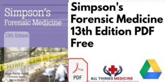 Simpsons Forensic Medicine 13th Edition PDF Free
