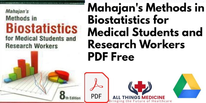 Mahajans Methods in Biostatistics for Medical Students and Research Workers PDF Free