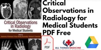 Critical Observations in Radiology for Medical Students PDF Free