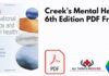 Creek's Mental Health 6th Edition PDF